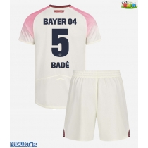 Bayer Leverkusen Loic Bade #5 Bortedraktsett Barn 2025-26 Kortermet (+ Korte bukser)